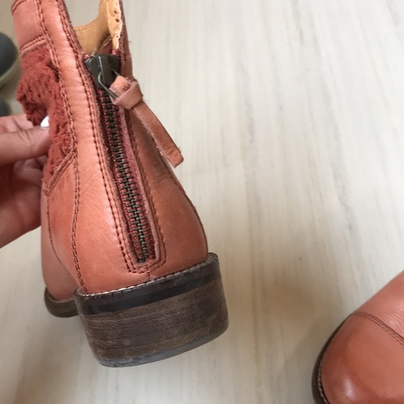 Latigo genuine leather rust color ankle boot - Picture 8 of 9